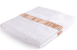 提花被套、單排豎向布帶