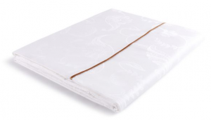 提花被套、單排豎向絲帶